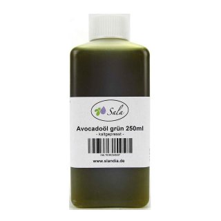 Sala Avocadoöl roh grün kaltgepresst 250 ml PET Flasche