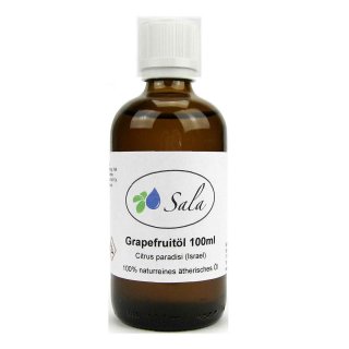 Sala Grapefruit aroma white essential oil 100% pure 100 ml glass bottle