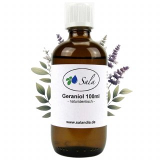 Sala Geraniol Aroma nature identical 100 ml glass bottle