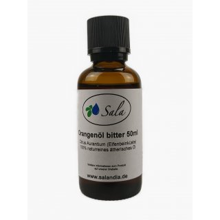 Sala Orange bitter essential oil cold pressed 100% pure 50 ml