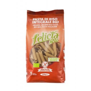 Felicia Brown Rice Whole Grain Pasta Penne gluten free vegan organic 250 g